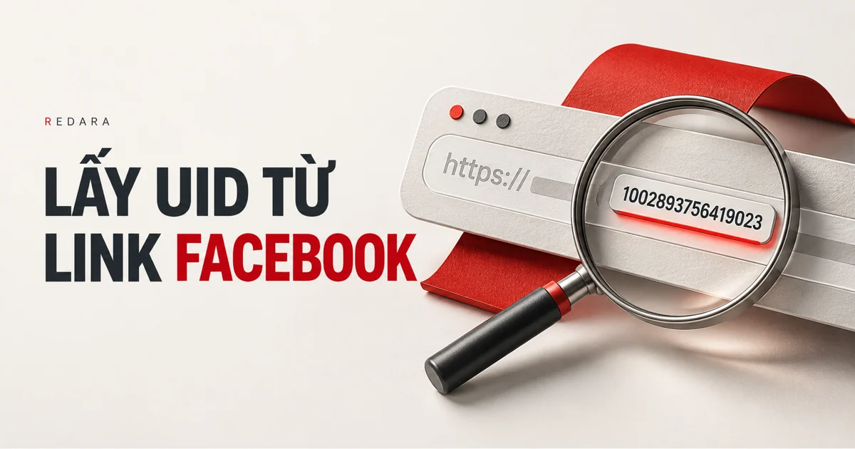 Lấy UID từ link Facebook – Redara